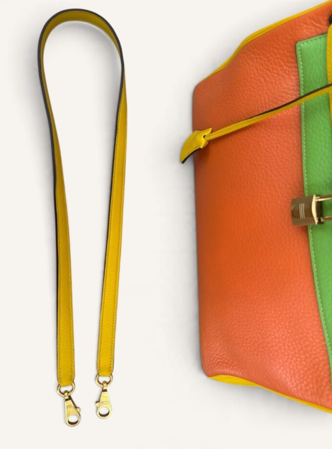 Sac Hermès Kelly 32 Tricolore Taurillon Clémence