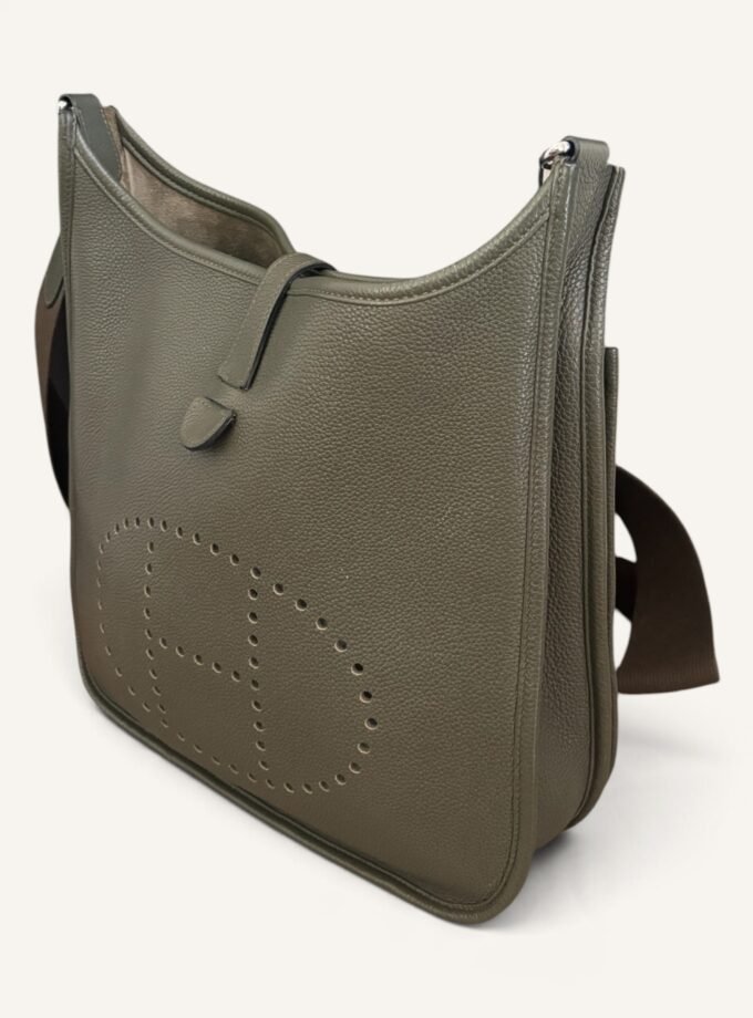 Sac Hermès Evelyne PM Togo Vert Olive