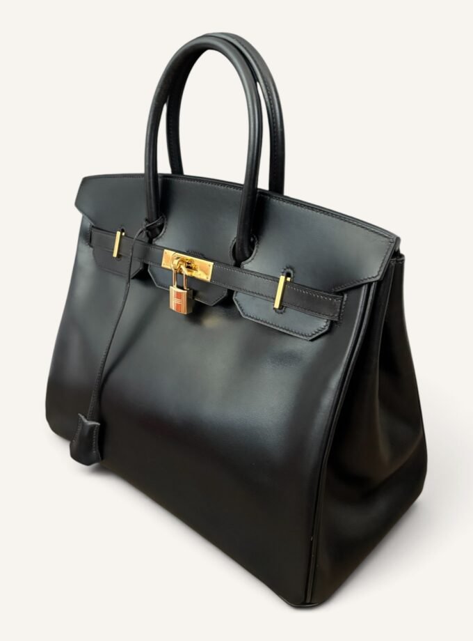 Sac Hermès Birkin 35 Box Noir