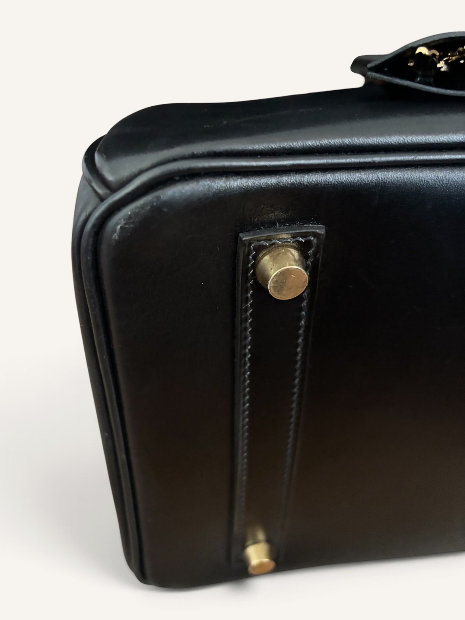 Birkin 35 Box noir Gold